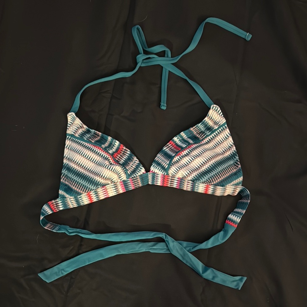 Colorful Patterned Bikini Top